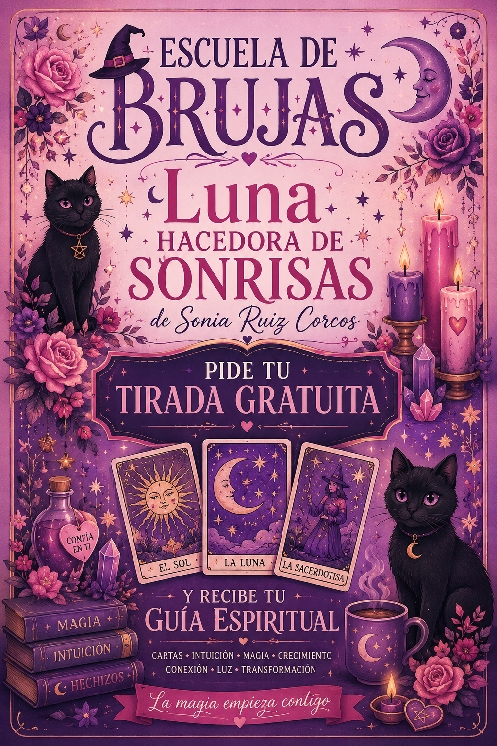 Cartel de tirada de cartas gratis